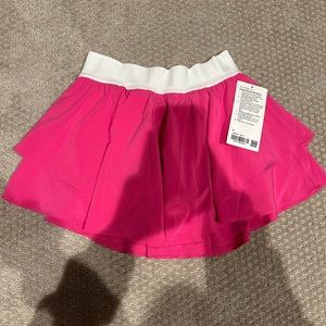 Lululemon Sonic Pink Court Rival HR Skirt